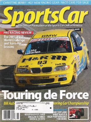 SPORTS CAR 2004 JAN - RACING TIRES, CHRISTINE BERRY, RACING GEAR